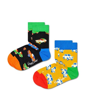 2-pack Car Crew Length Socks For Kids