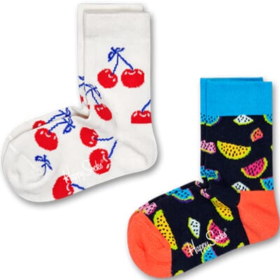 2-Pack Kids Fruit Socks