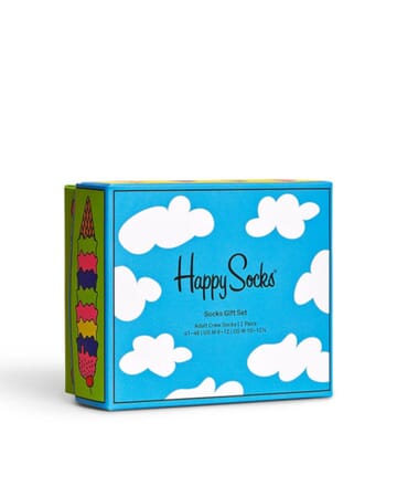 2-pack Sunny Day Crew Length Socks Gift Set For Women And Men