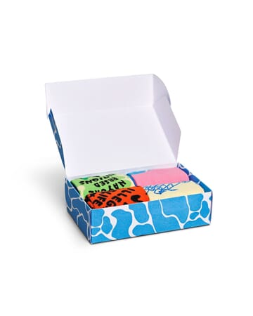 4-pack Wwf Crew Length Socks Gift Set For Women And Men