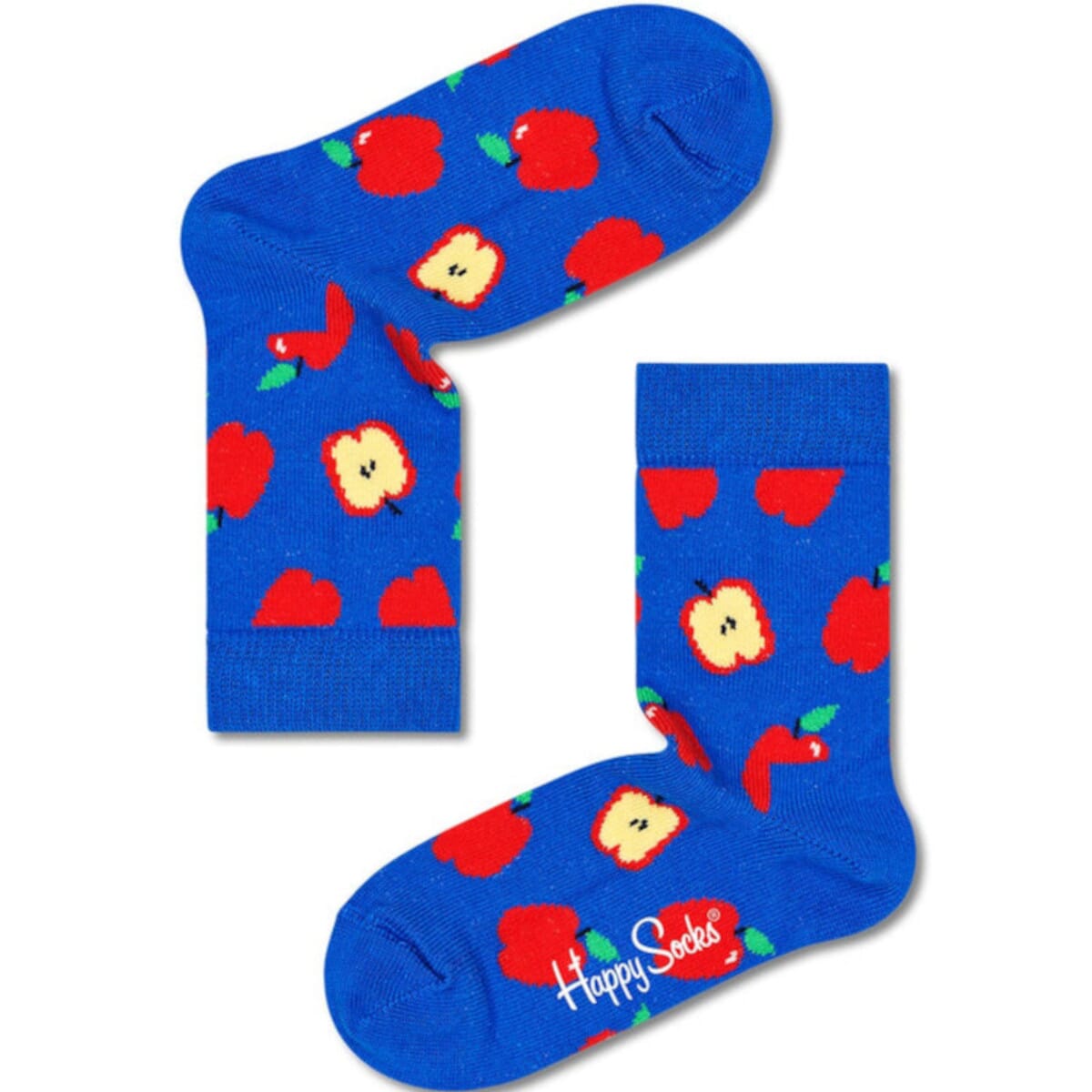 Apple Crew Length Socks For Kids
