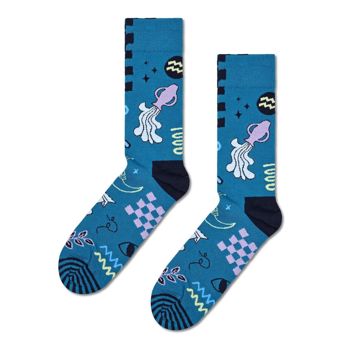 Aquarius Crew Length Socks for Women and Men