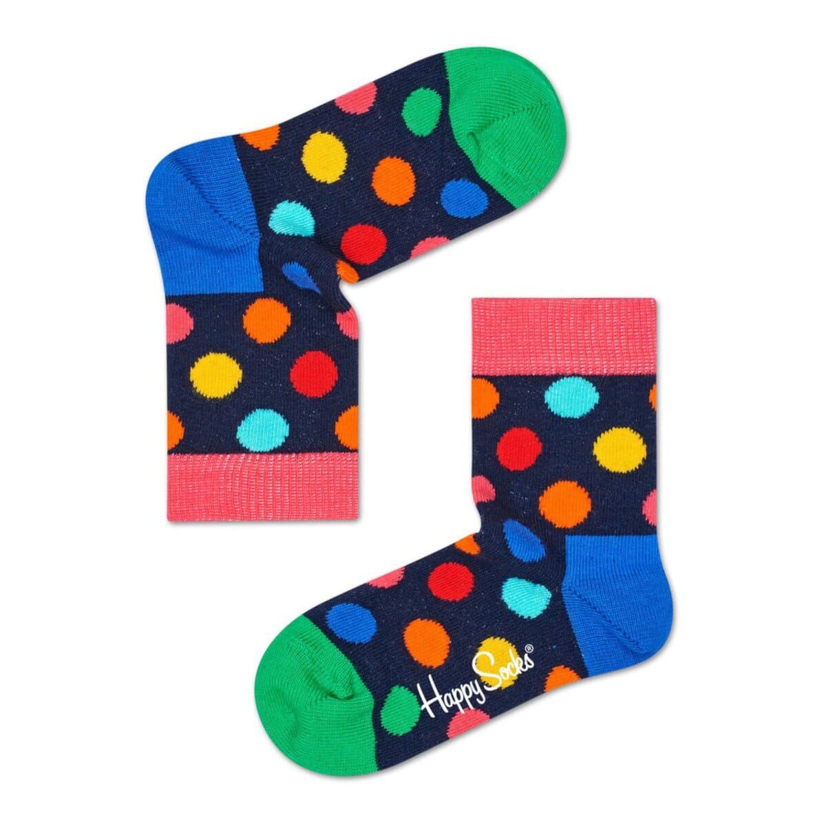 Big Dot Crew Length Socks For Kids
