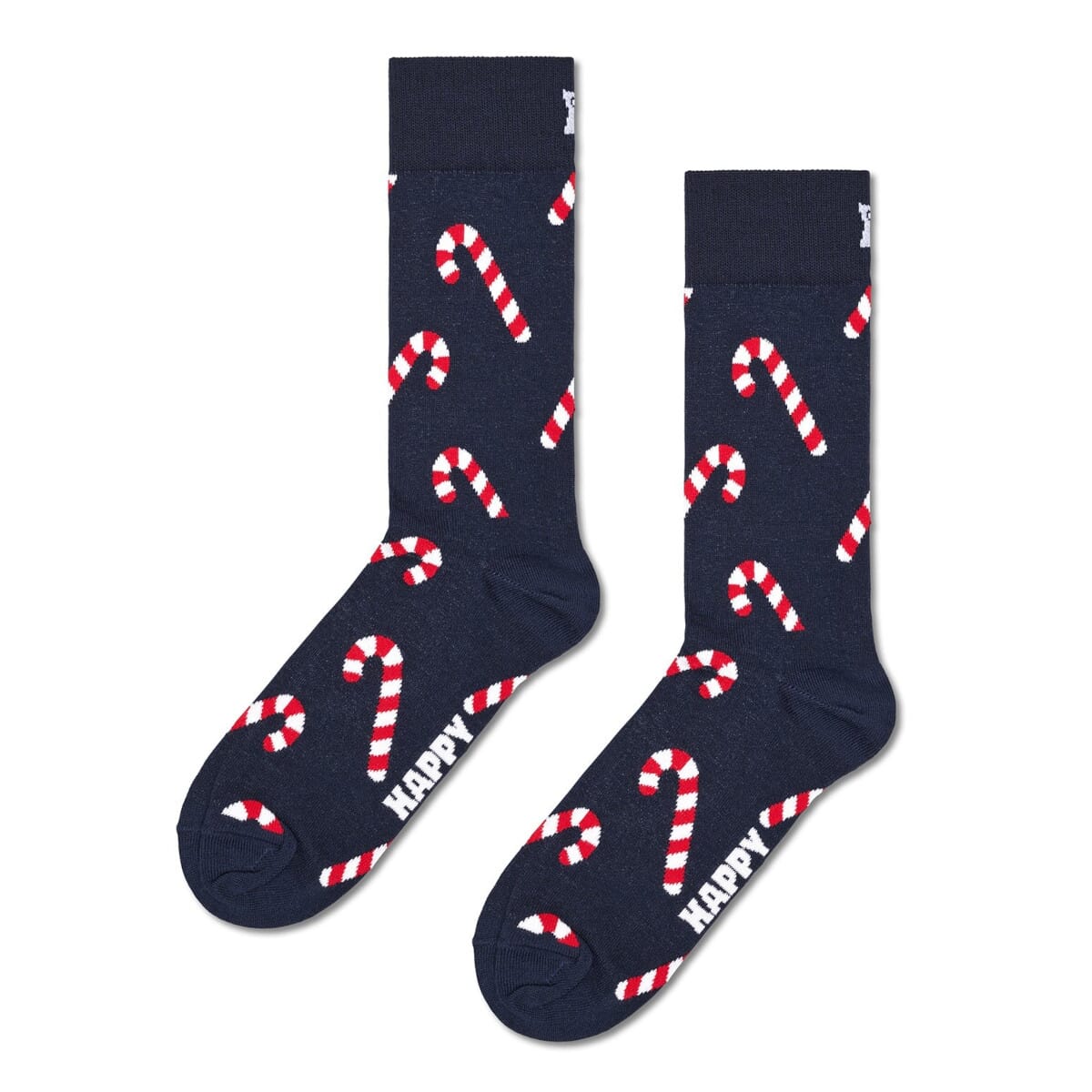 Candy Cane Crew Length Socks For Women And Men