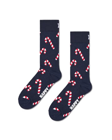 Candy Cane Crew Length Socks For Women And Men