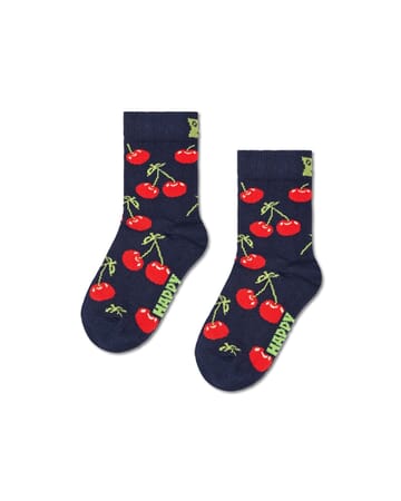Cherry Crew Length Socks For Kids