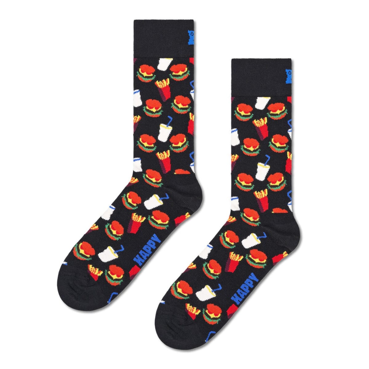 Hamburger Crew Length Socks For Women And Men