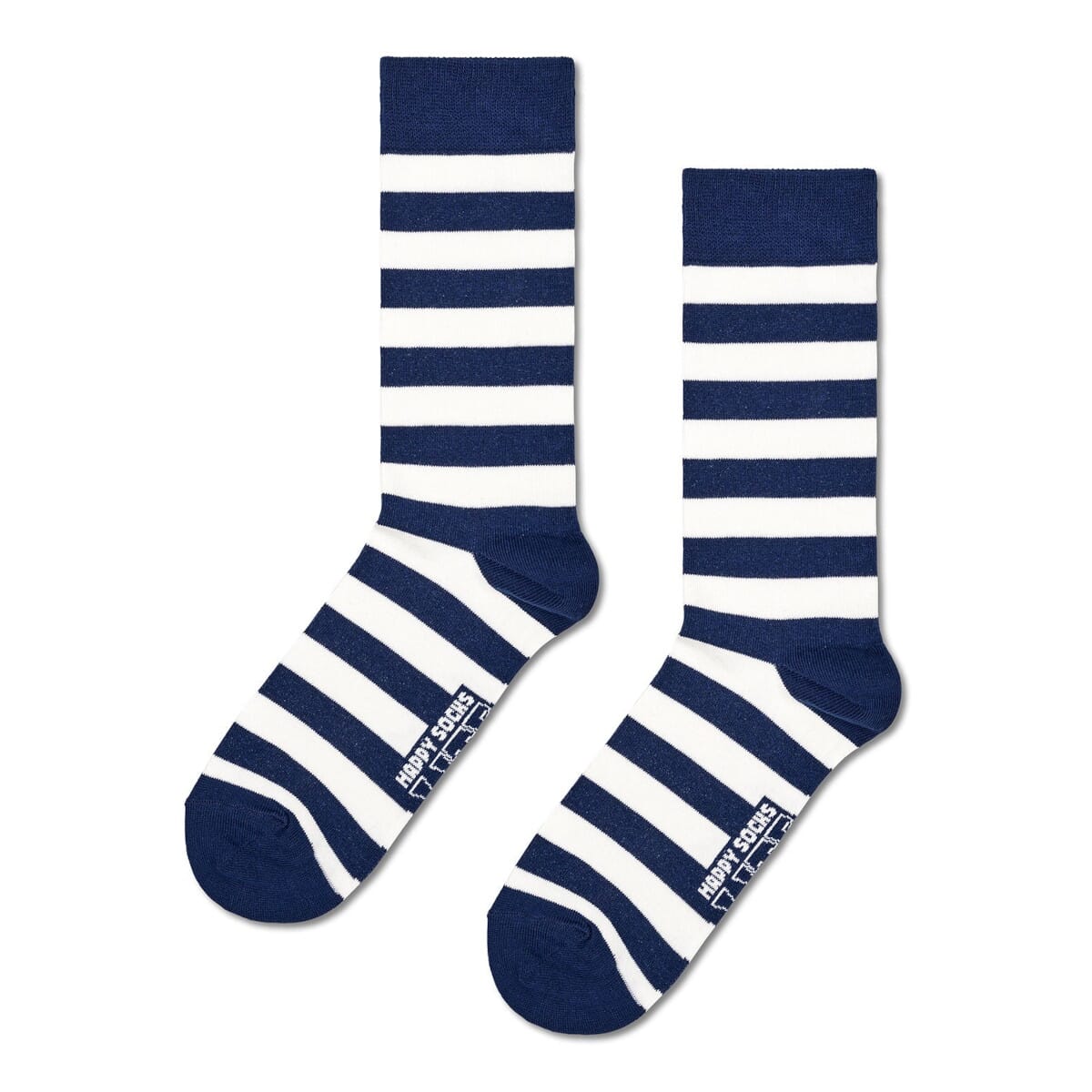 LITE Big Stripe Crew Length Socks for Women and Men