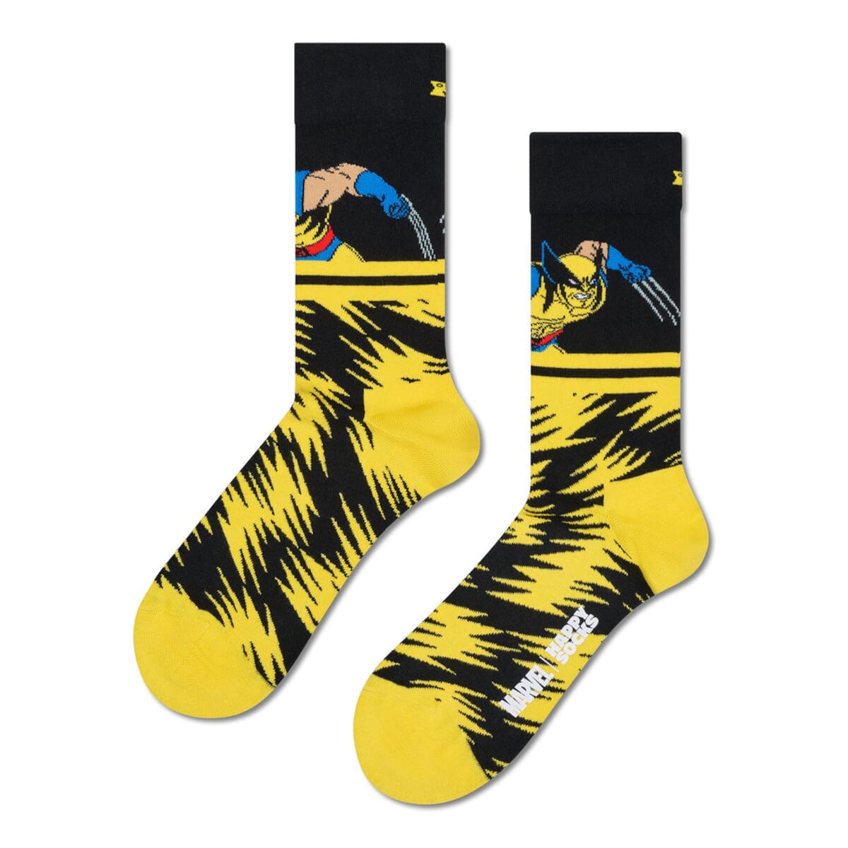 Marvel X Men Wolverine Crew Length Socks For Women And Men