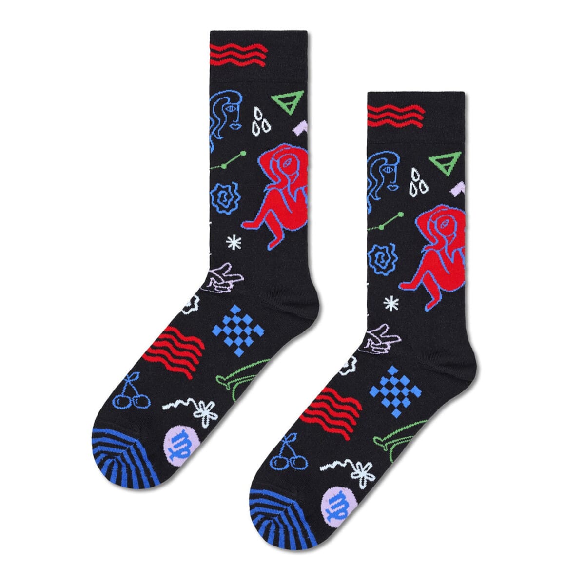 Virgo Crew Length Socks For Women And Men